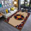 Embroidered Star Crest Carpet Suitable As a Non-slip Mat for the Living Room or Bedroom Sofa