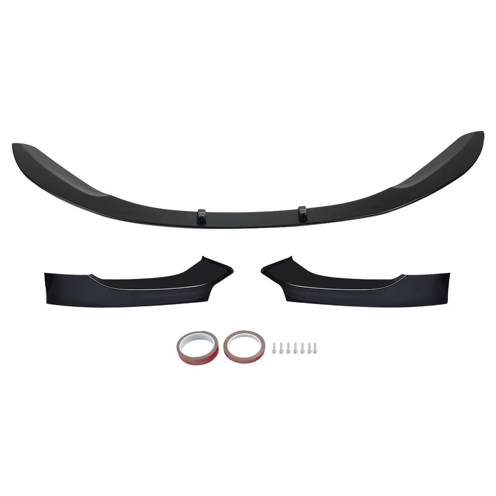 Front Bumper Lip Spoiler For BMW F20 F21 118i 120d 120i M135i M140i M Sport 2015-2019 4Pcs Car Diffuser Splitter Body KitCover QCYZR1