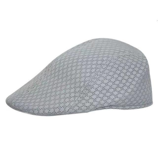 Spring Summer Mesh Berets Men Women Breathable Newsboy Hat Touring Cap Unisex Outdoor Sport Sun Hat Casual Golf Caps Taxi Driver Hat Artist Hats