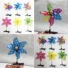 Pack of 24 Colorful Pinwheel Hair Clip Windmills Hair Barrette Hair Decorations