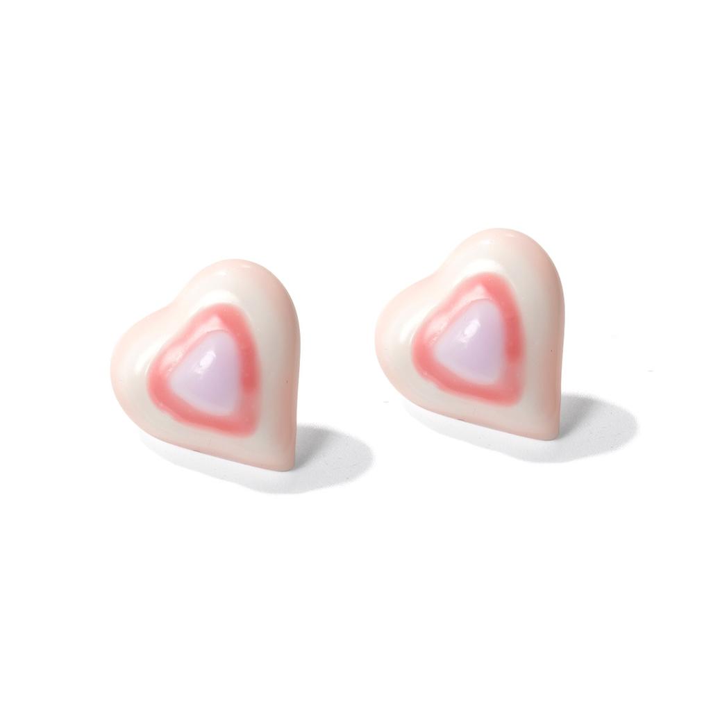 Small fresh and fashionable Ou Ruofeng cure retro love geometric earrings niche temperament ins simple earrings earrings