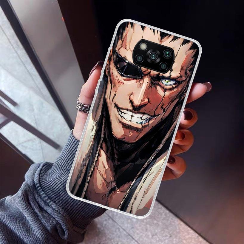 Zaraki Kenpachi Bleach Phone Case For Xiaomi Poco X7 X6 X5 Pro F7 Ultra Redmi 15C 15 13 13C 12 12C 10 10A 10C 9 9A 9C 9T Shell P