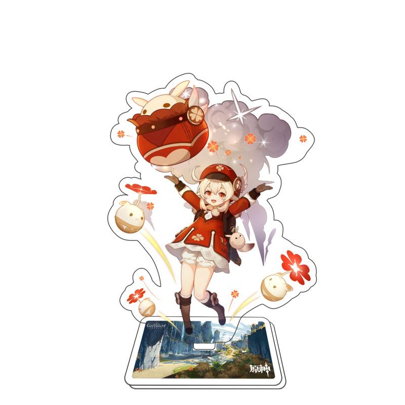 Game Anime Open World Impact Acrylic Figure Stand Painted Desk Decor Ornament 15CM Model Gift