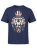 Sir Bulldog Tshirt British Gentleunisex Dog Tee Unisex