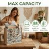 Flower Floral Pattern Shoulder Bag Canvas Geometric Cloth Bag Casual Ethnic Style Handbag  Women