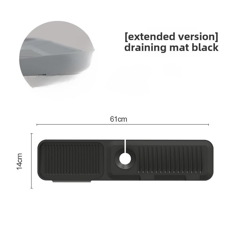 Silicone Faucet Drain Pad - Waterproof Kitchen & Bathroom Splash Mat
