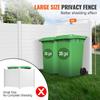 Outdoor Privacy Screens, 50" W x 50" H Air Conditioner Fence, Pool Equipment Enclosure, Horizontal Vinyl Privacy Fence, Perfect to Enclose Trash Can