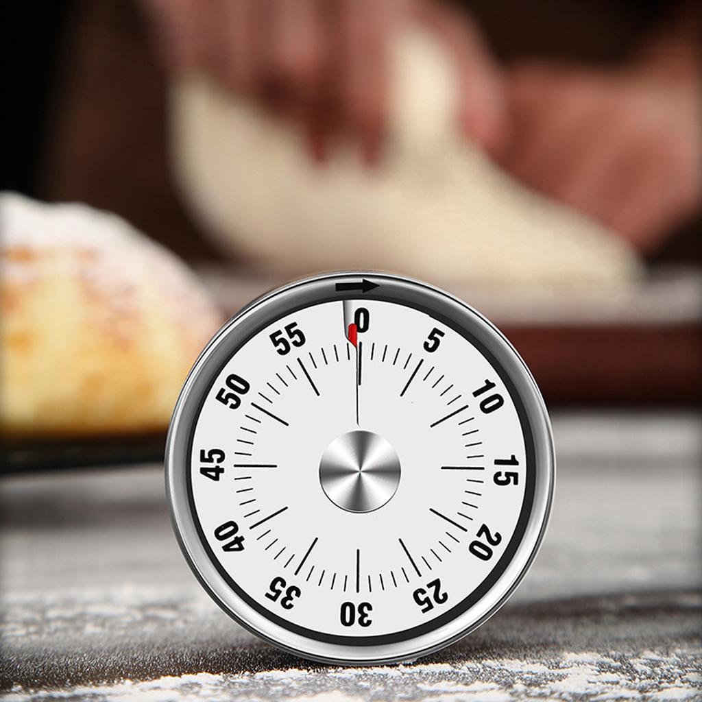 Magnetic Timer Magnet Design Stainless Steel 70db Alert High Accuracy Visual Timer for Kitchen Cooking Management