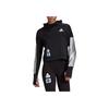 Adidas Space Hoodie Running Sportswear Women Tops Black GK6994