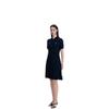 Women's Polo Knit Pleated Dress