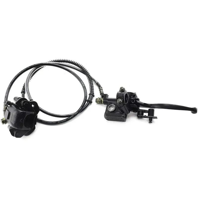 Left Hydraulic Brake Master Cylinder Caliper Fit for Compatible 50cc 110cc 125cc 150cc 200cc 250cc Taotao Sunl ATV Quad