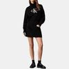 Calvin Klein Logo Embellished High Neck Fitted Long Sleeve Sweater Women sweater Black J20J224229-BEH