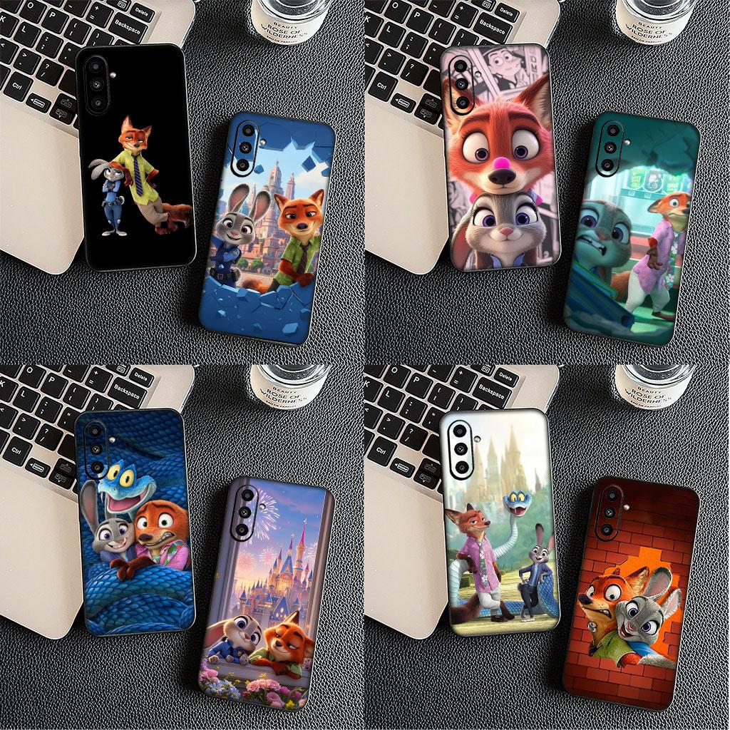 Judy Zootopia Nick Garys 2 for Samsung Galaxy Note 20 Ultra 10 8 9 S10 Plus Lite S8 A70 A24 A25 S10E A21S A37 A57 A55 A7 Case