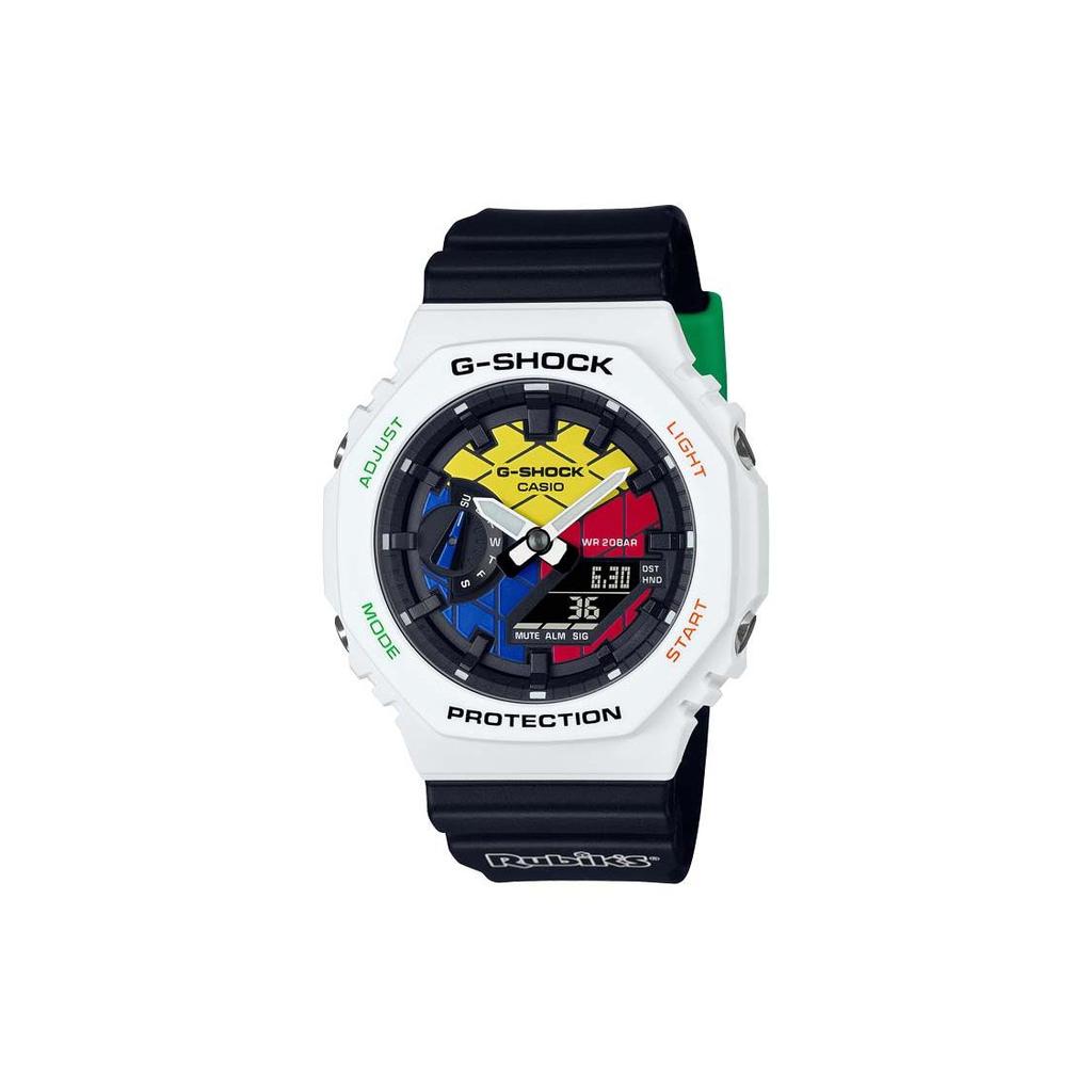 CASIO Unisex G-SHOCK White Watch GAE-2100RC-1APR