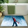 Authorized 1pc Cartoon Printed Rug, Deadpool Red And Black Battle Suit Holding Gun Casual Pose Design Easy to Clean, Suitable