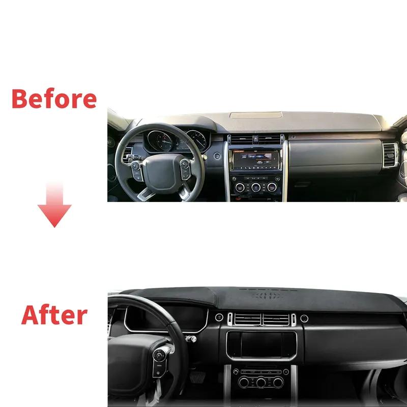 fit for Land Rover Discovery 5 LR5 2017 2018- Car Dashmat Dashboard Cover Pad Accessories DashMat Sunshade Protective Carpet
