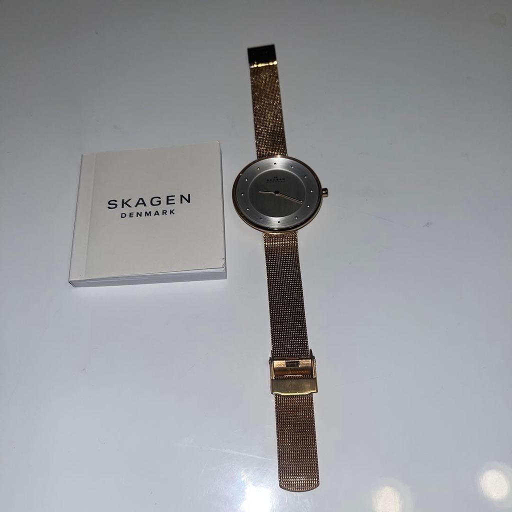 Used SKAGEN Watch Rose Gold No Battery