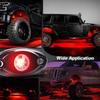 Red Rock Lights 6 Pcs Cars LED Lights for ATV SUV Offroad Car Truck Boat Underbody Glow Trail Rig Lamp Underglow LED Neon Lights