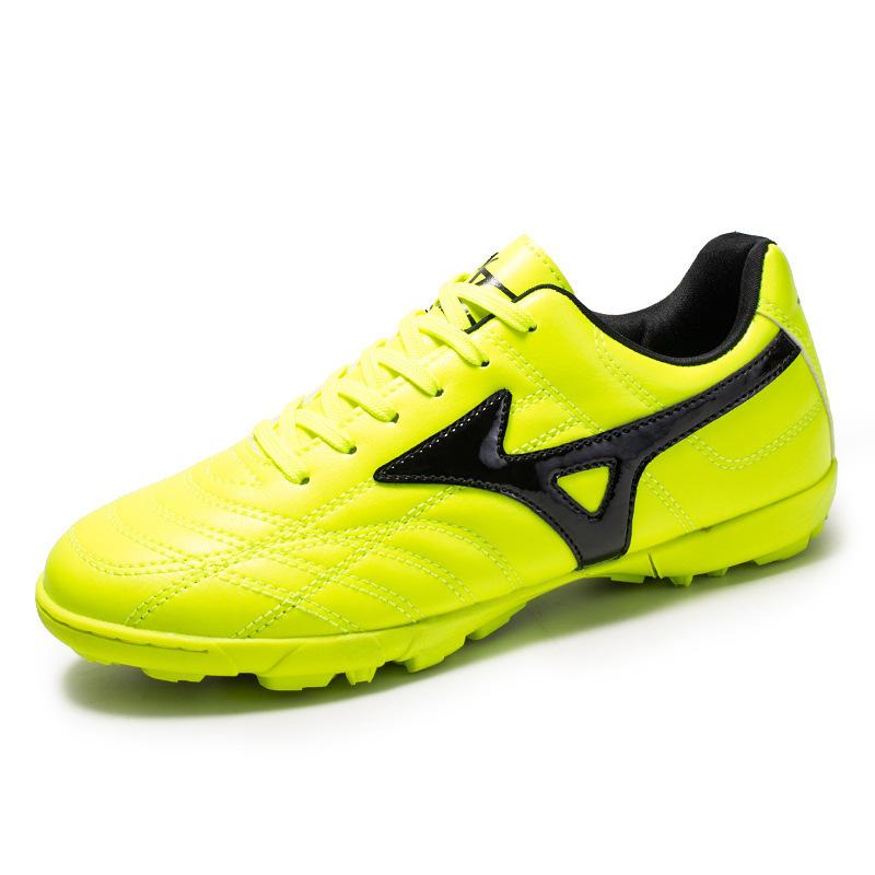 Shoes Youth Soccer Shoes Boys Non-slip Children Shredded Artificial Grass Nailed Leather Foot Students Girls Training