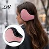 Breathable Thermal Ear Gear Foldable Winter Muffs for Men Women Fleece Warm Warmers Adjustable Windproof Covers Portable Outdoor Cold Weather