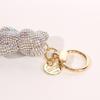 Cartoon Rhinestone Bear Keychain Animal Car Keyring Creative Bear Pendant  Girls