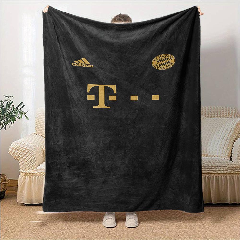 Coperte con Maglia del Bayern Monaco in Flanella Stampata Traspirante Calda per Casa Ufficio Copriletti 0708a121
