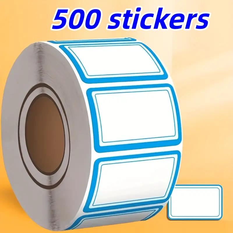 

500pcs Reusable Freezer Labels, Residue-Free Peel & Stick, Waterproof & Oil-Resistant for Kitchen Organization синий