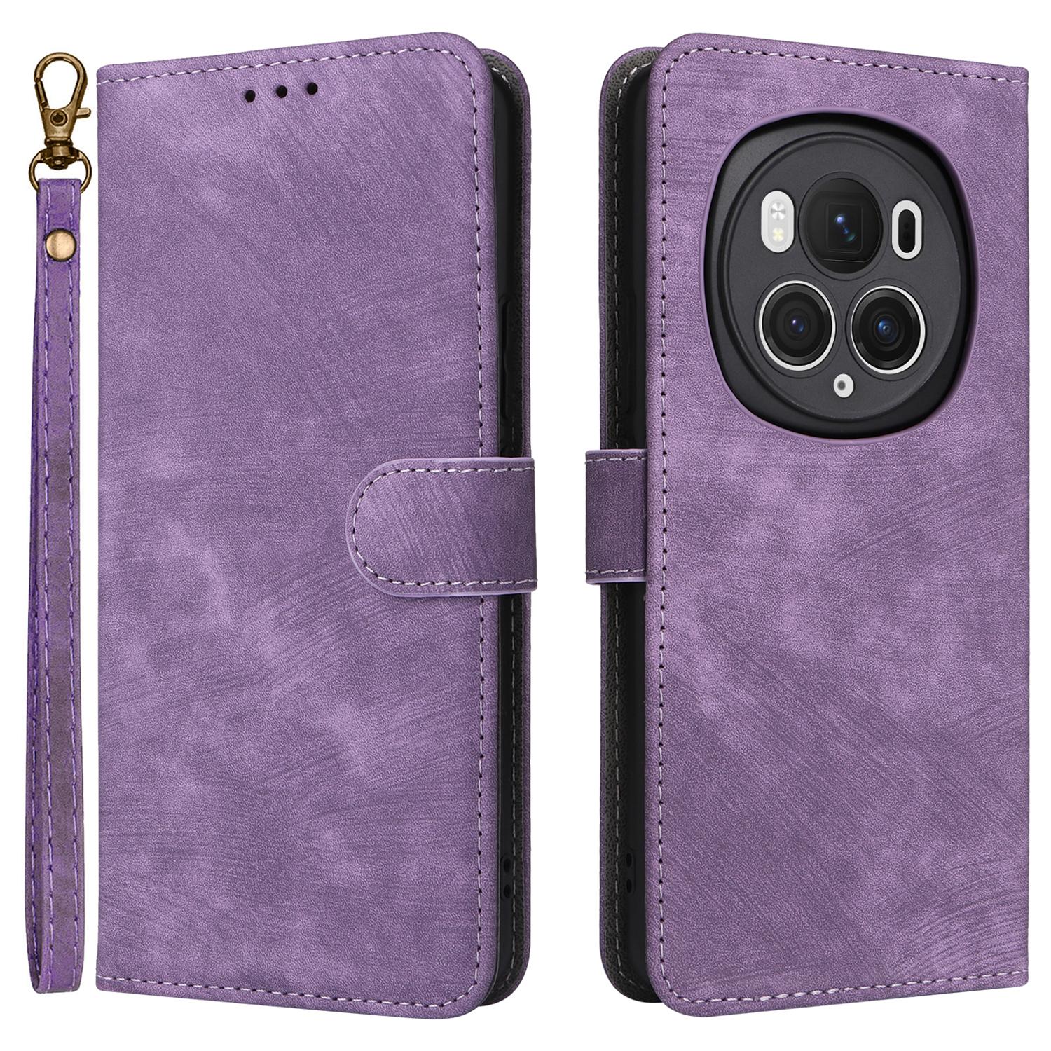 

For Honor Magic6 Pro 5G Case RFID Blocking PU Leather Wallet Phone Cover E