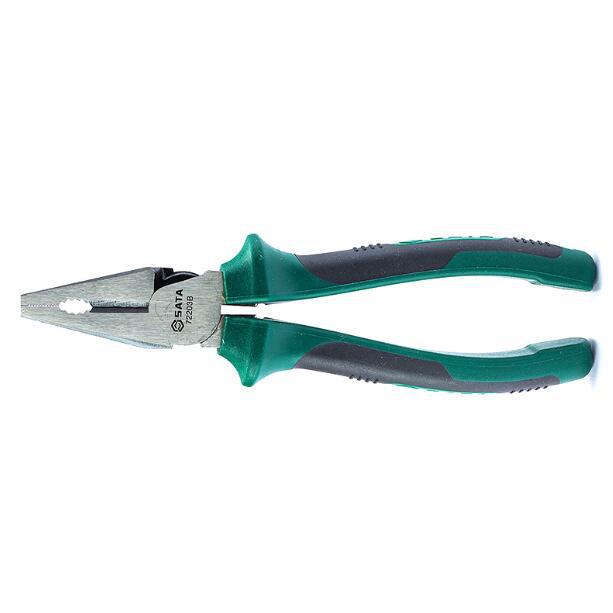 SATA Effort-Saving Steel Wire and Flat-Nose Locking Pliers 72201B-72202B-72203B