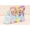 Sylvanian Family Milk Rabbit Triplets Bath Play Set 5707, 1 Piece, Korean Popular Toys