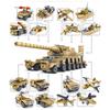 Car Combinable Cannon Urban Fire Command Center Building Blocks Model Set Toy