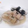 Blumen Sandalen für Damen Bequeme Keilabsatz Slides Sommer Elegante Slip-On Sandalen Lässige Plateau Laufschuhe Sandalias Femininas