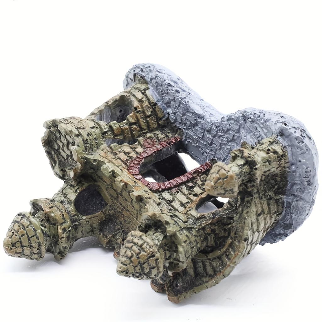 Artesanato, 1pc Decoração de aquário de poliresina Torre Castelo Ornamento de aquário Acessórios de decoração de aquário