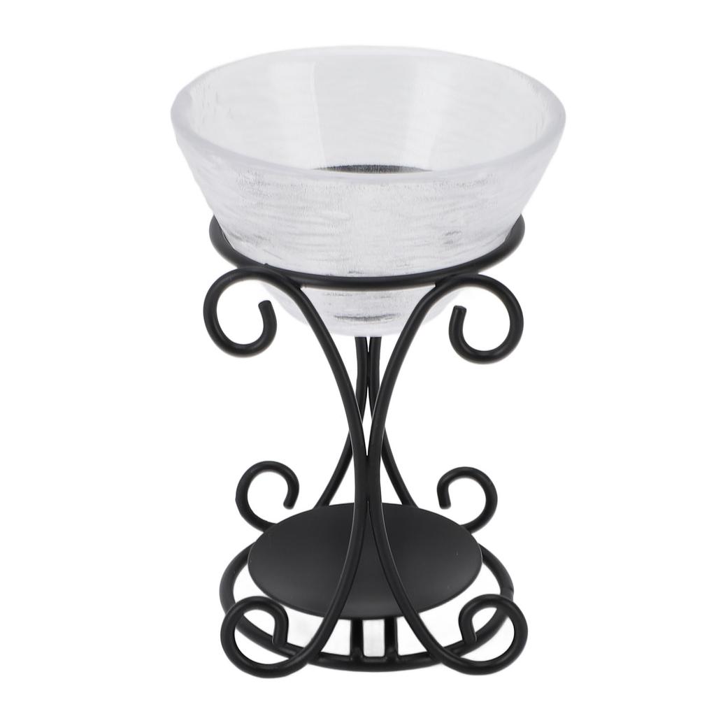 Eisenkunst Aromatherapie Brenner Set Metall Glas Ätherisches Öl Brenner Kerzenhalter für Zuhause und Büro