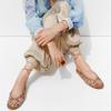 Stickerei Blume Schnürung Stichling Flache Ballerinas Netz Atmungsaktiv Baotou Halbschuhe Muller Schuhe Leere Sandalen