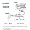 Pendant Stainless Steel Folding Mini Scissors - Portable Multifunctional Carry-on Household Tool