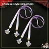 2025 New Hanfu Hair Accessories Girls Ancient Style Headwear Baby Chinese Bell Ribbon Kids Tassel Hairband Traditional Must-Have
