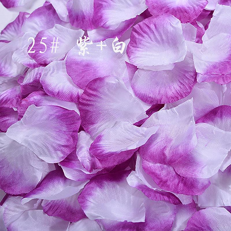 1000 pcs /pack Non-woven Fabric, Simulated Flower Petals, Rose Petals, Birthday Setting Balloon Accessories Shape