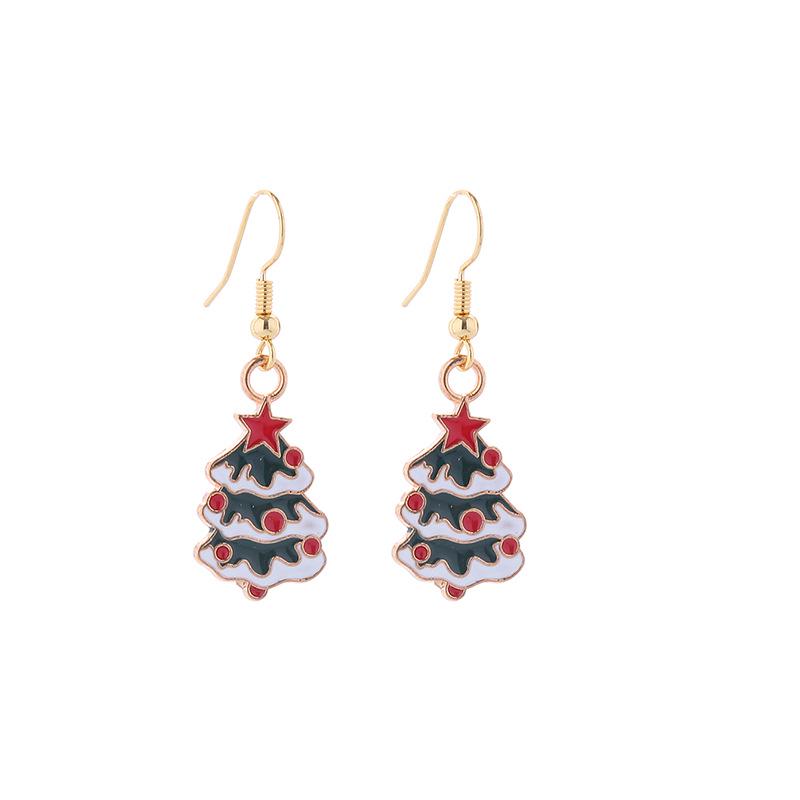 Christmas Earrings: Small Santa, Reindeer, Snowman Studs