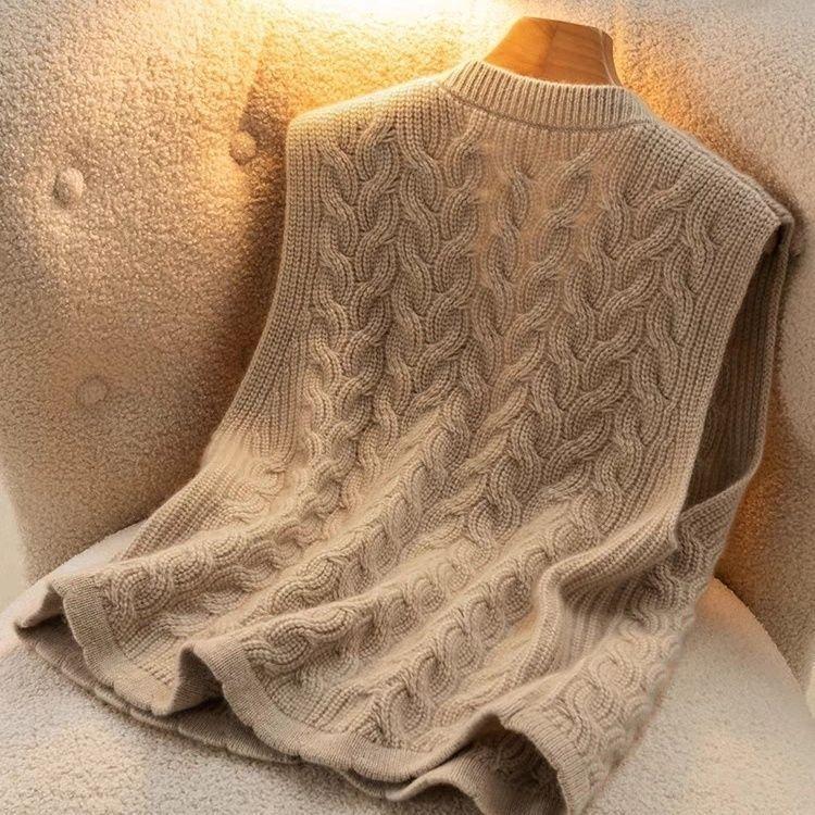 Damen Strickweste Kurze Jacke Gestrickt Frühling und Herbst Strickjacke Pullover Einfarbiges Oberteil Lockere Passform