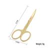 Stainless Steel Eyebrow, Nose, and Beauty Scissors with Round, Curved, and Pointed Heads