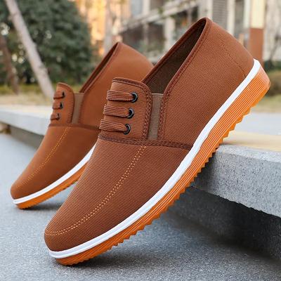 Herren Freizeitschuhe mit flachem Boden Arbeitsslipper Canvas Schuhe Herren Sportschuhe Canvas Herrenschuhe zapatos para hombres