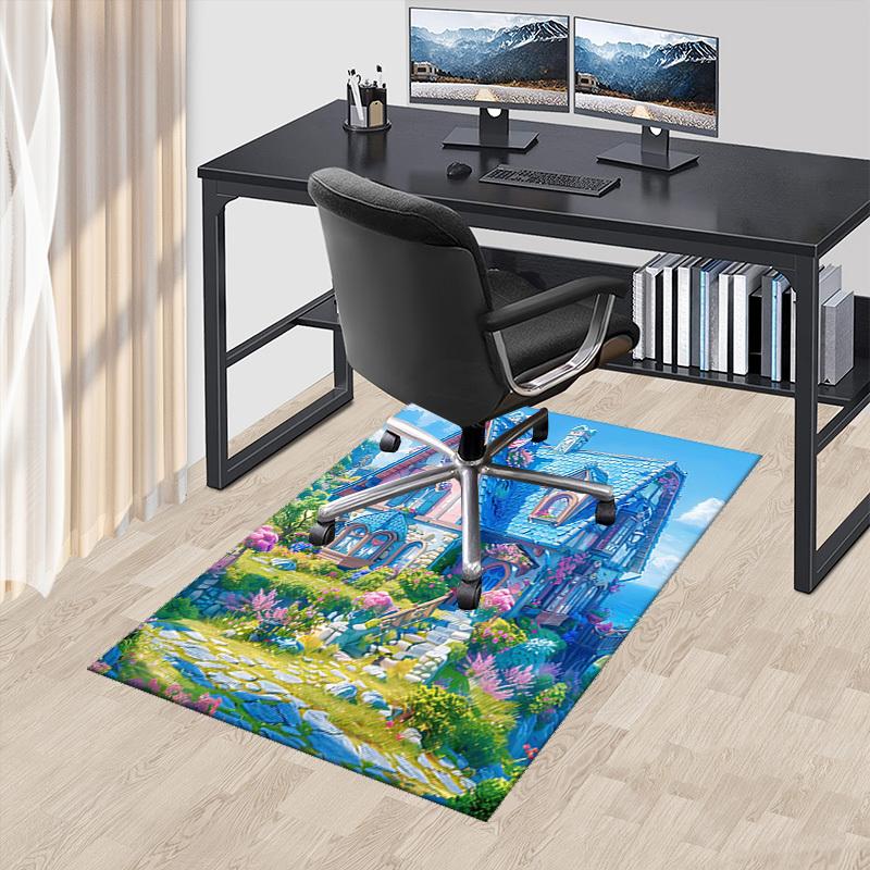 

1pc Anime Cartoon Design Office Chair Mat - Festival Gift for Home Decor, Suitable for All Seasons.A073 60cm by 90cm