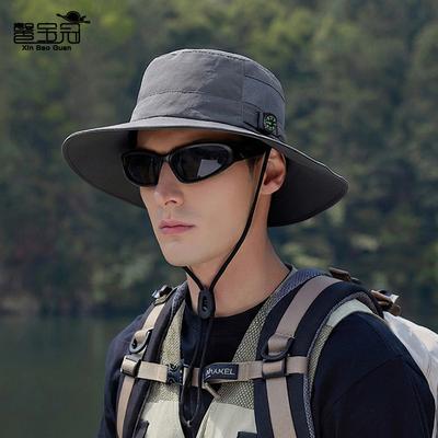 Summer and Spring Sun Protection Hat for Men, Hiking Sun Hat, Quick-drying, Waterproof and Breathable Fisherman Hat