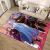 1 Alfombra de área Frozen, Dormitorio y Sala de juegos Duradera, Resistente a las manchas y Fácil de limpiar, Sala de estar