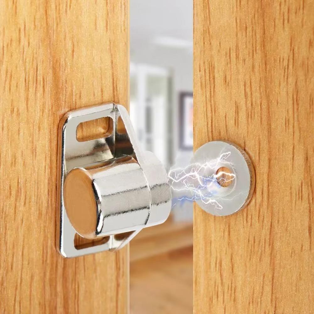 No Punching Magnetic Door Stopper Easy To Install Wardrobe Stopper New Door Lock Buckle  Cupboard