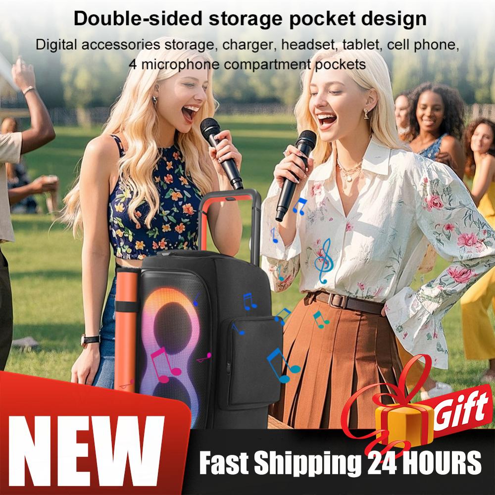 Double-Sided Speaker Protective Cover Dust Case for JBL PARTYBOX 520 Speaker Storage Bag Wear Resist  Travel Protective Bag