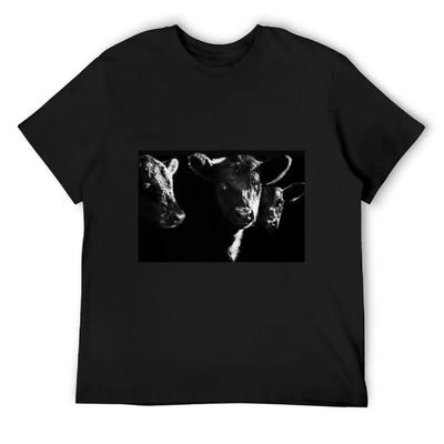 Cow With Calves #2 T-Shirt Summer Top Boys Animal Print Short Sleeve Tee Shirts Graphic Tee Mens Designer T Shirt