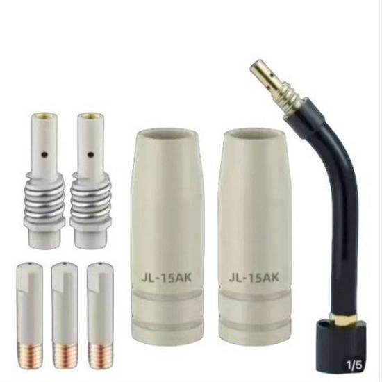 MB15AK24KD MIG Welding Gun Anti-Stick Nozzle Sleeve & Connecting Rod Set