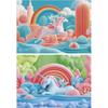 Puzzle - EDUCA - Licornes Magiques - 2 x 48 pieces - Theme Fantastique - Pour Enfants - 4 ans et plus